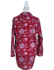Cabana Shirt Dress-Tropique Rouge