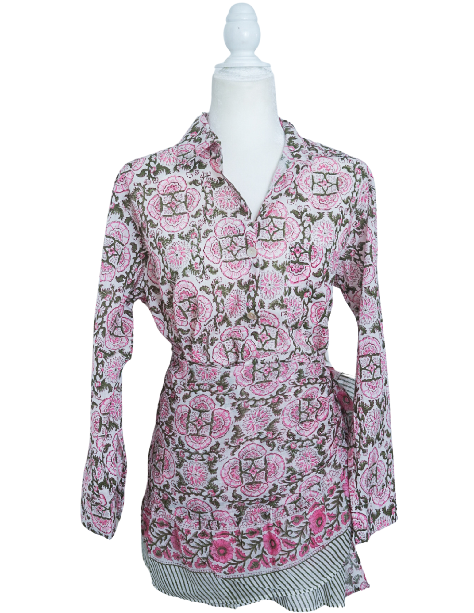 Coquette Mini Wrap Skirt-Villa Mosiac