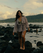 Miramar Mini Robe Dress-Sandscript