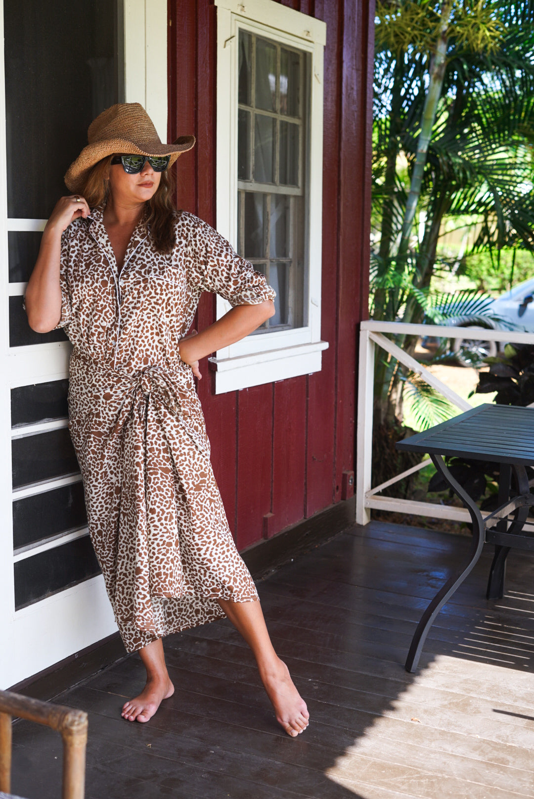 The Classic Pareo Café Au Lait Leopard