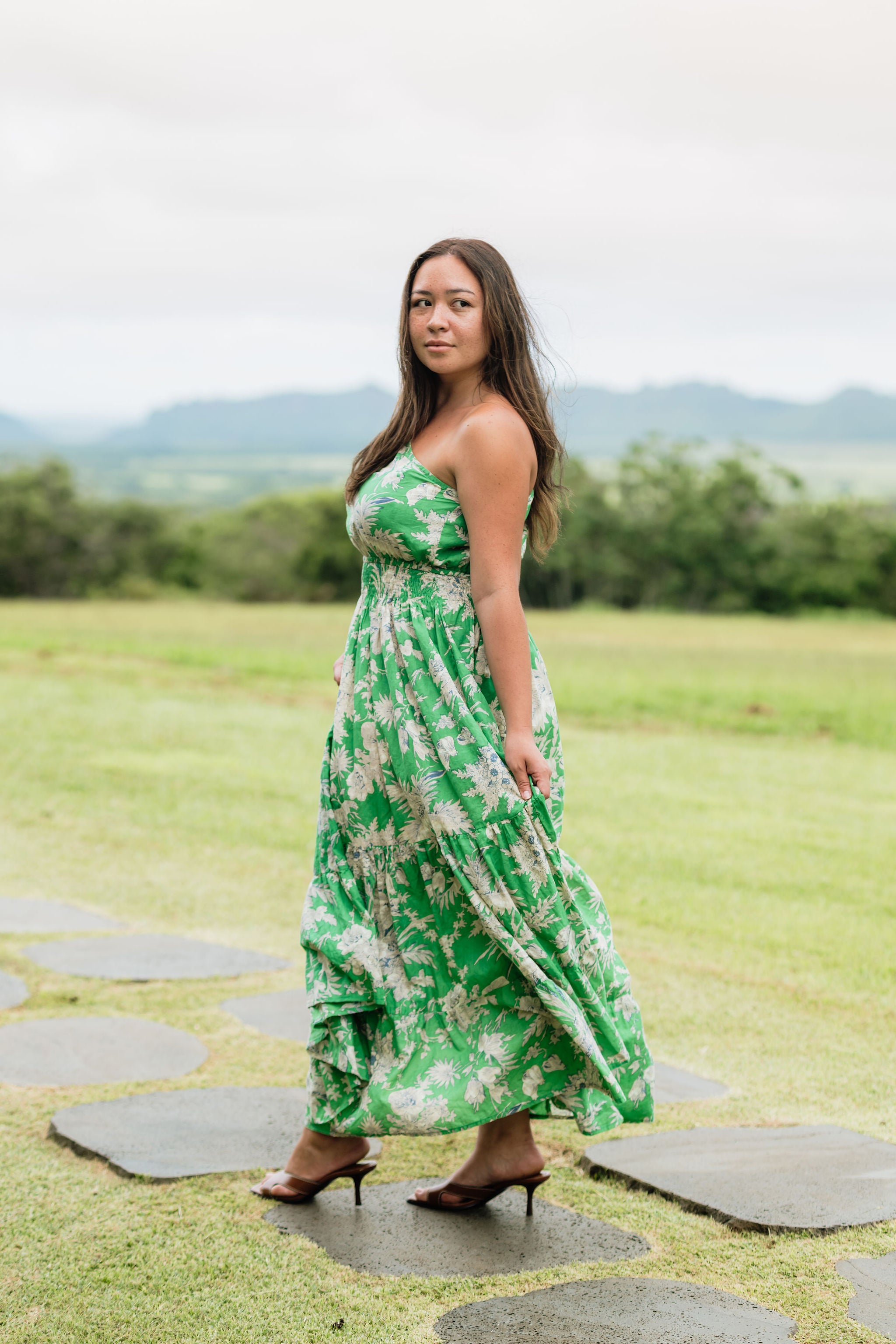 Sorrento Dress-Jardin Toile