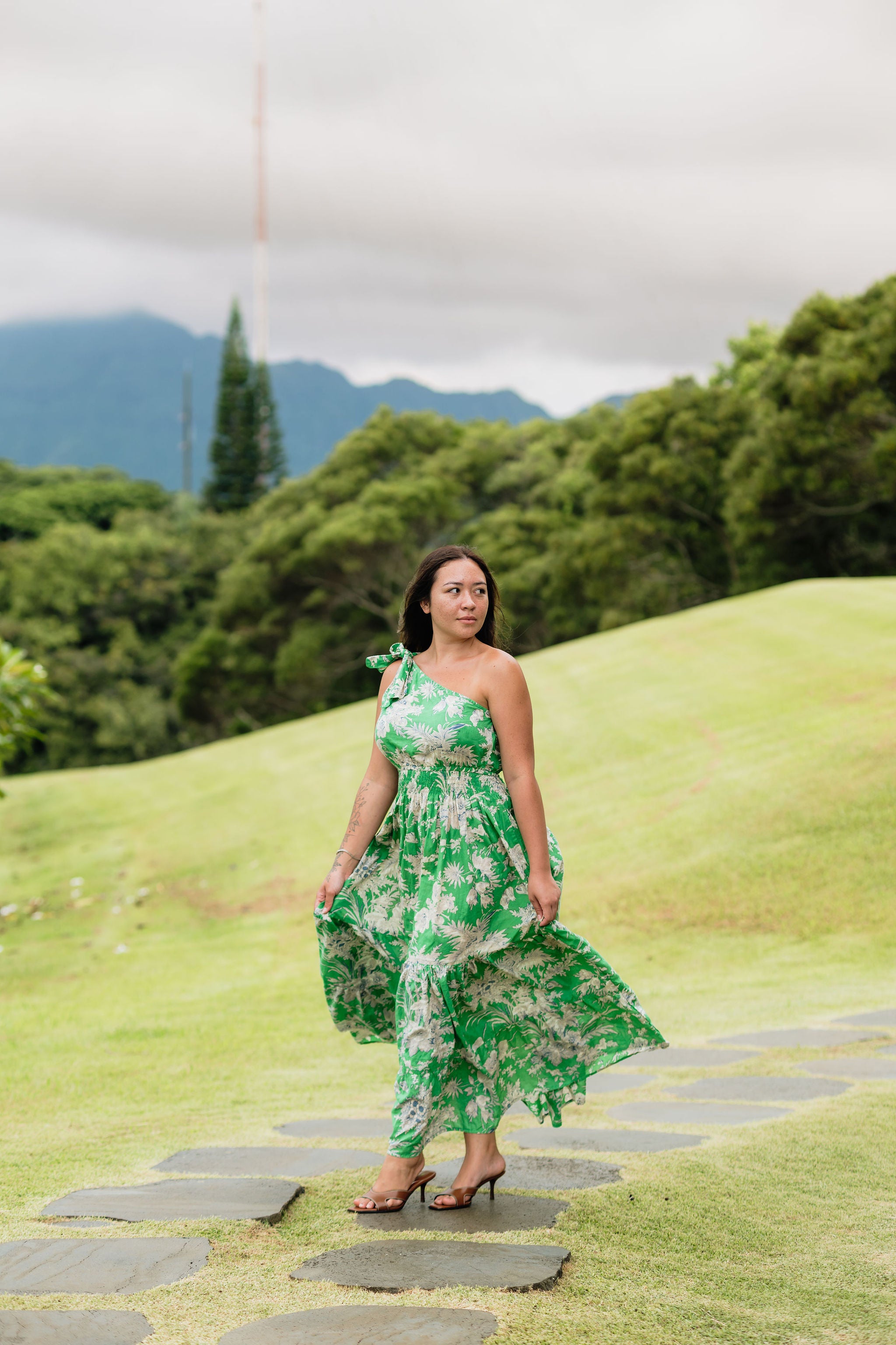 Sorrento Dress-Jardin Toile