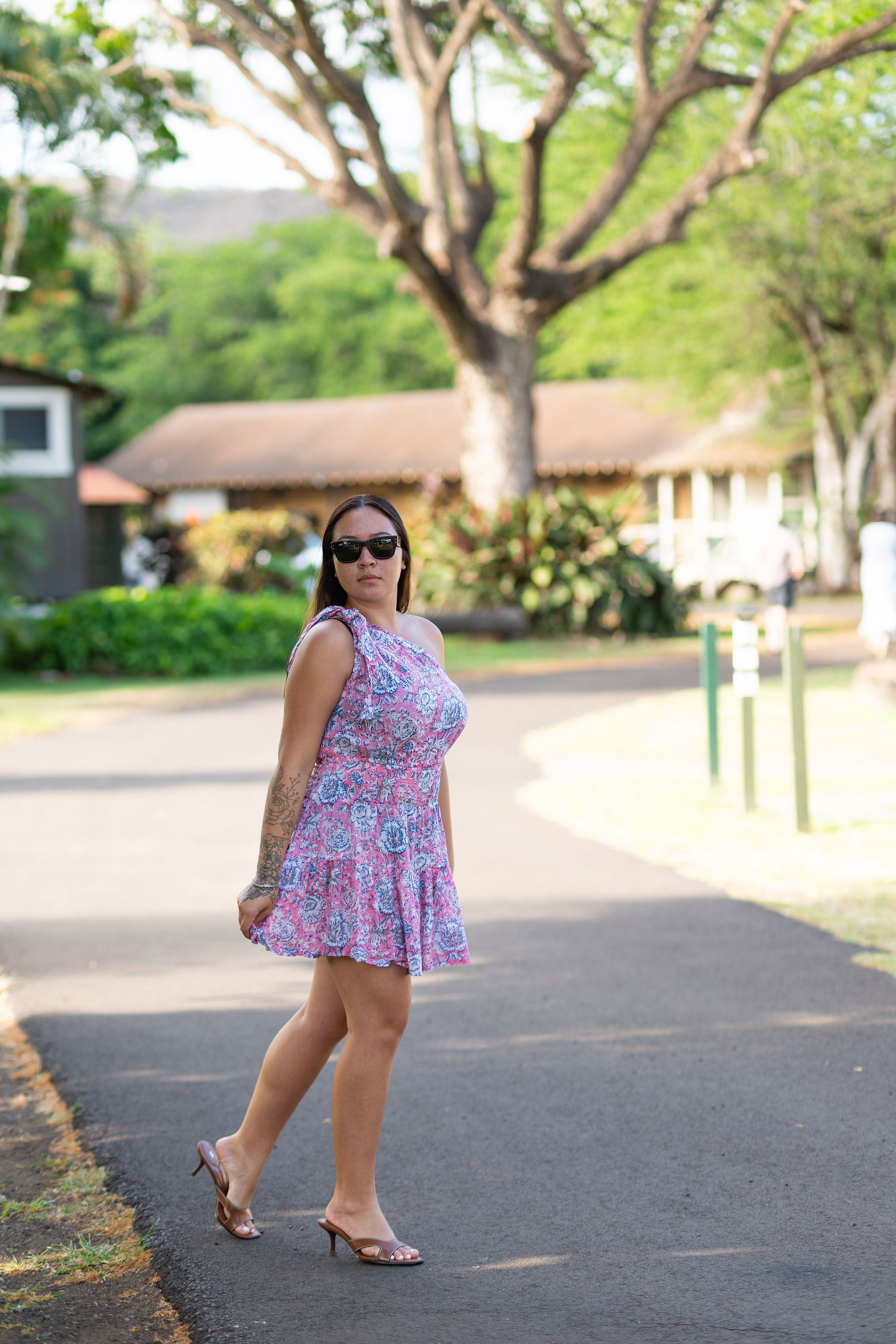 Sorrento Mini Dress-Rosewood Paisley