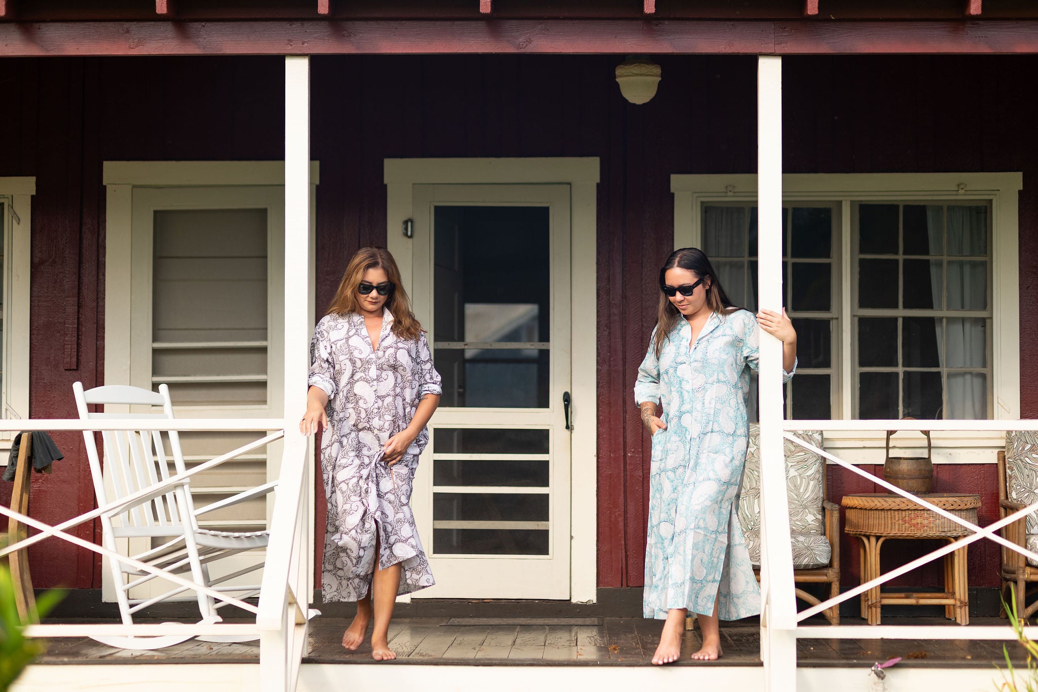 Veranda Shirt Dress-Oyster Paisley