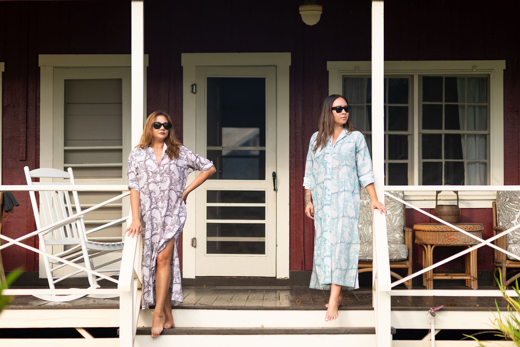 Veranda Shirt Dress-Oyster Paisley