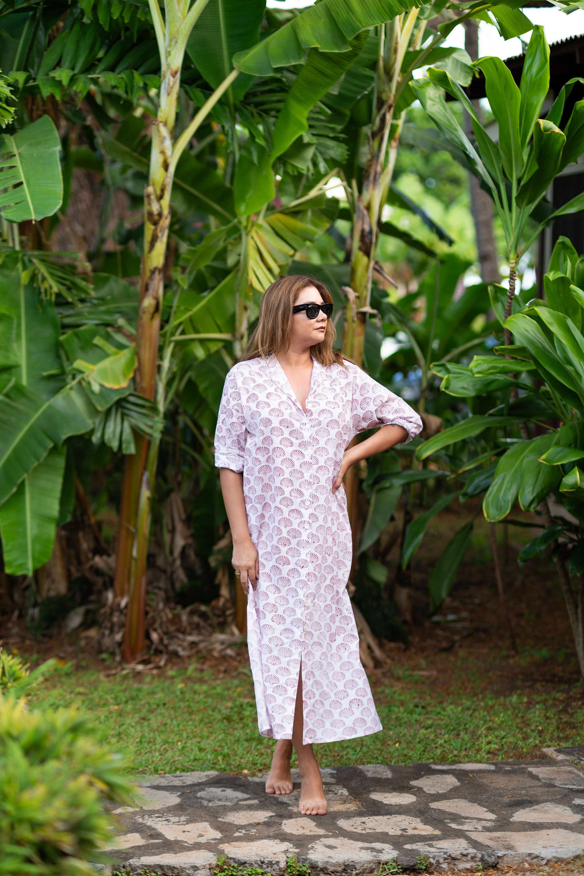 The Leonora Dress-Terracotta Shell