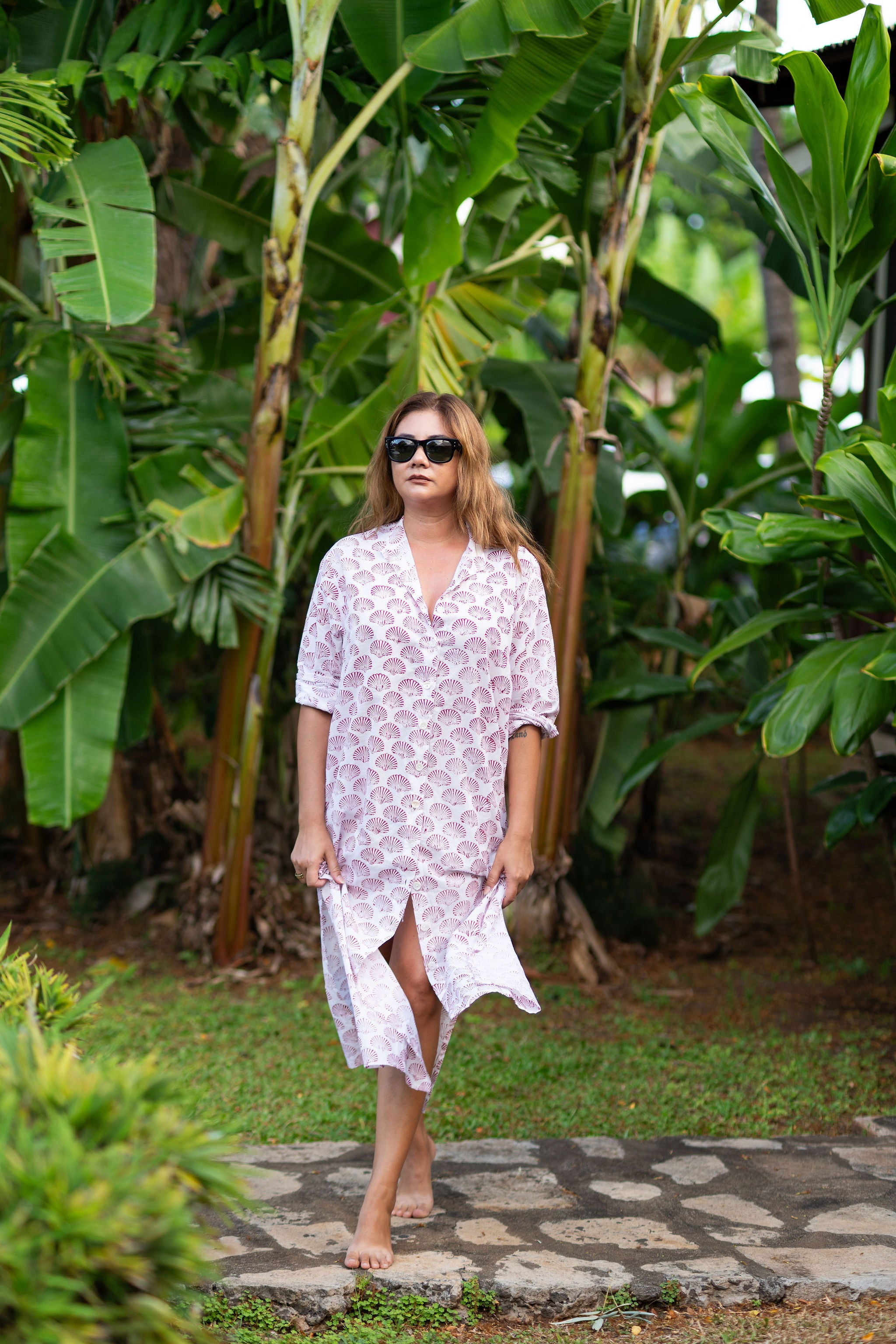 The Leonora Dress-Terracotta Shell