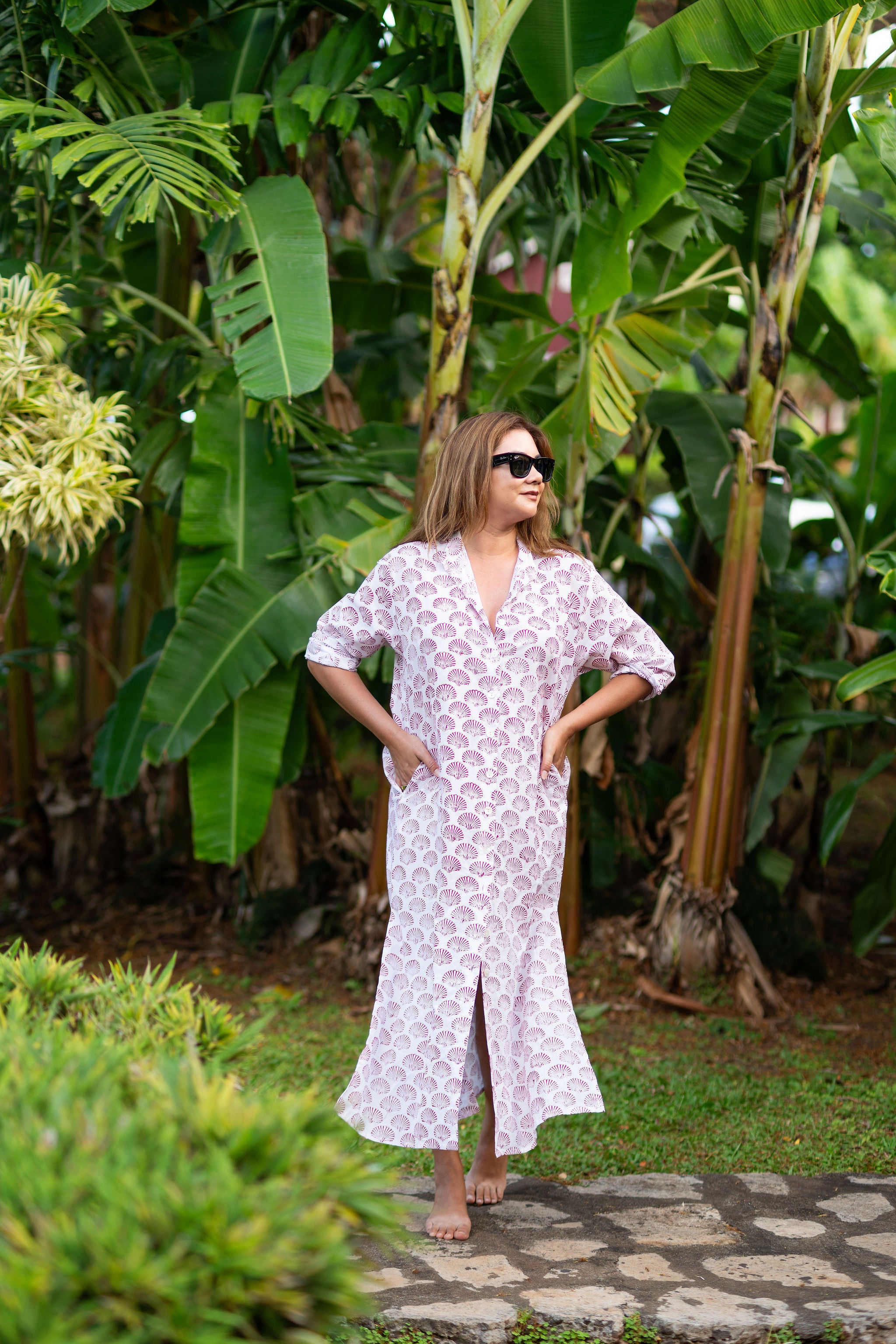 The Leonora Dress-Terracotta Shell