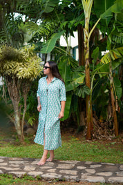 Veranda Shirt Dress-Garden Press
