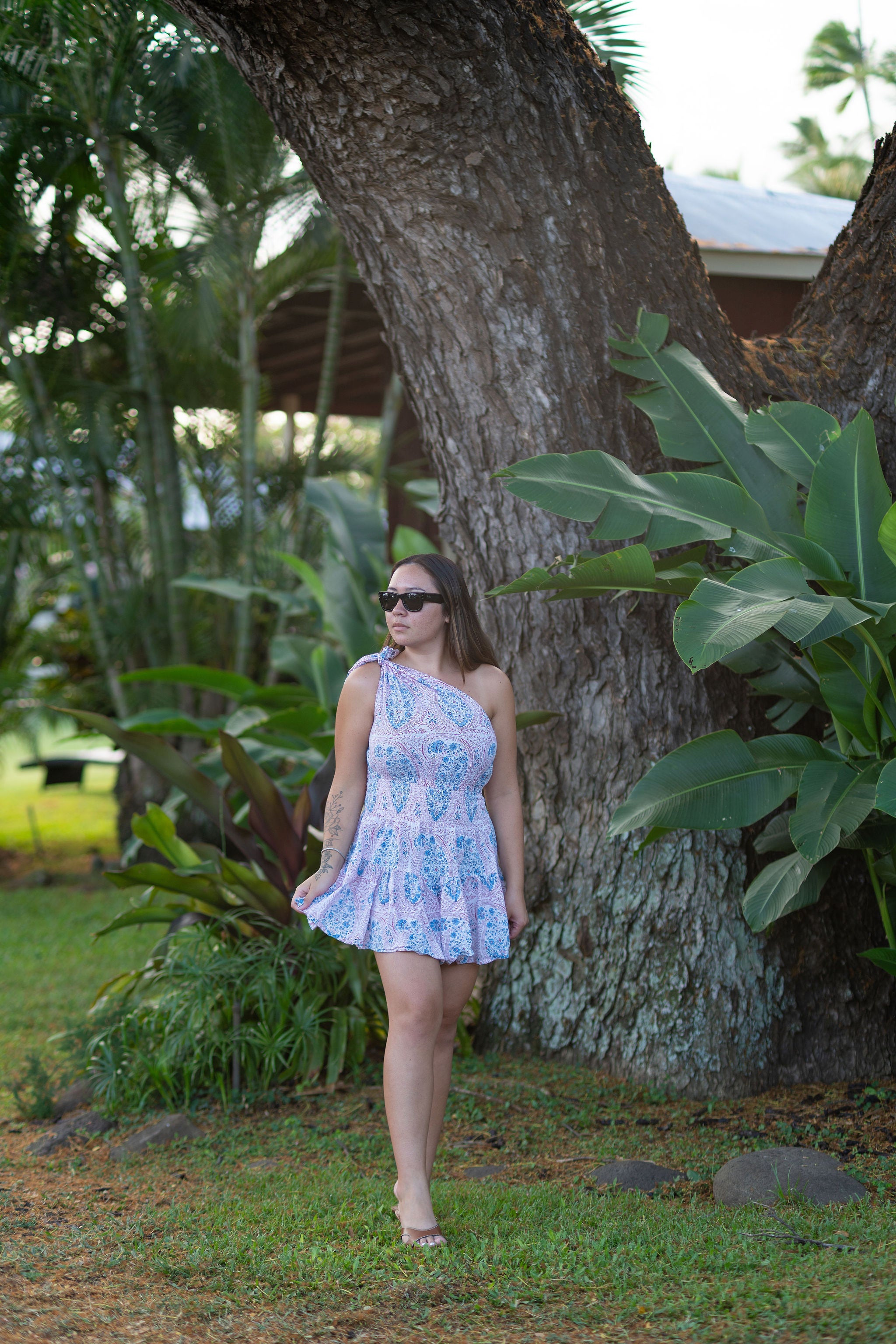 Sorrento Mini Dress-Sunset Paisley