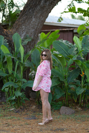 The Palmetto Shirt Dress-Coquina Toile