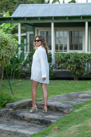 Cabana Shirt Dress-Golf