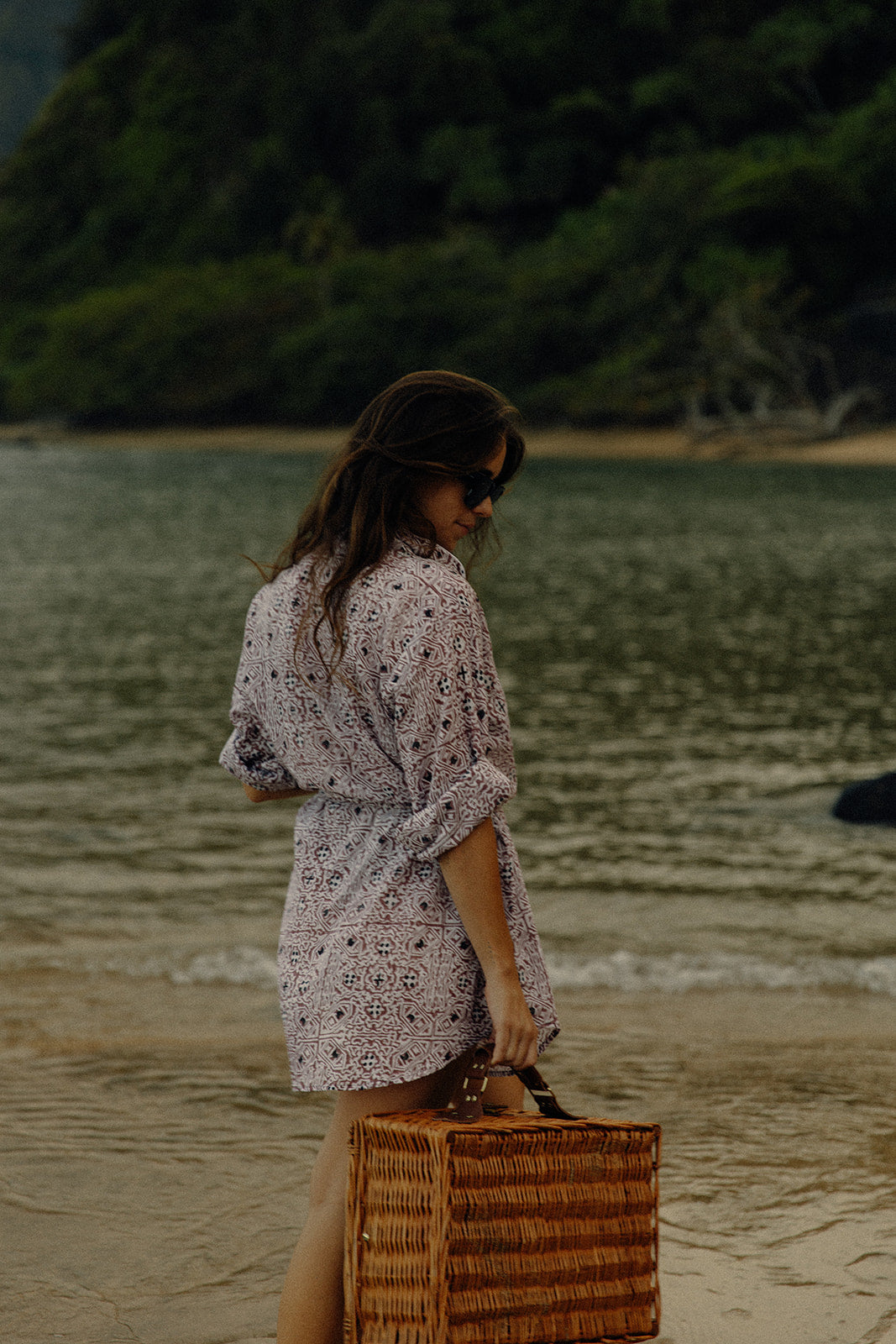 Miramar Mini Robe Dress-Sandscript