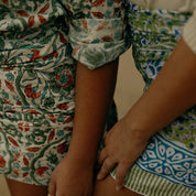 The Palmetto Shirt Dress-Marbella Tile